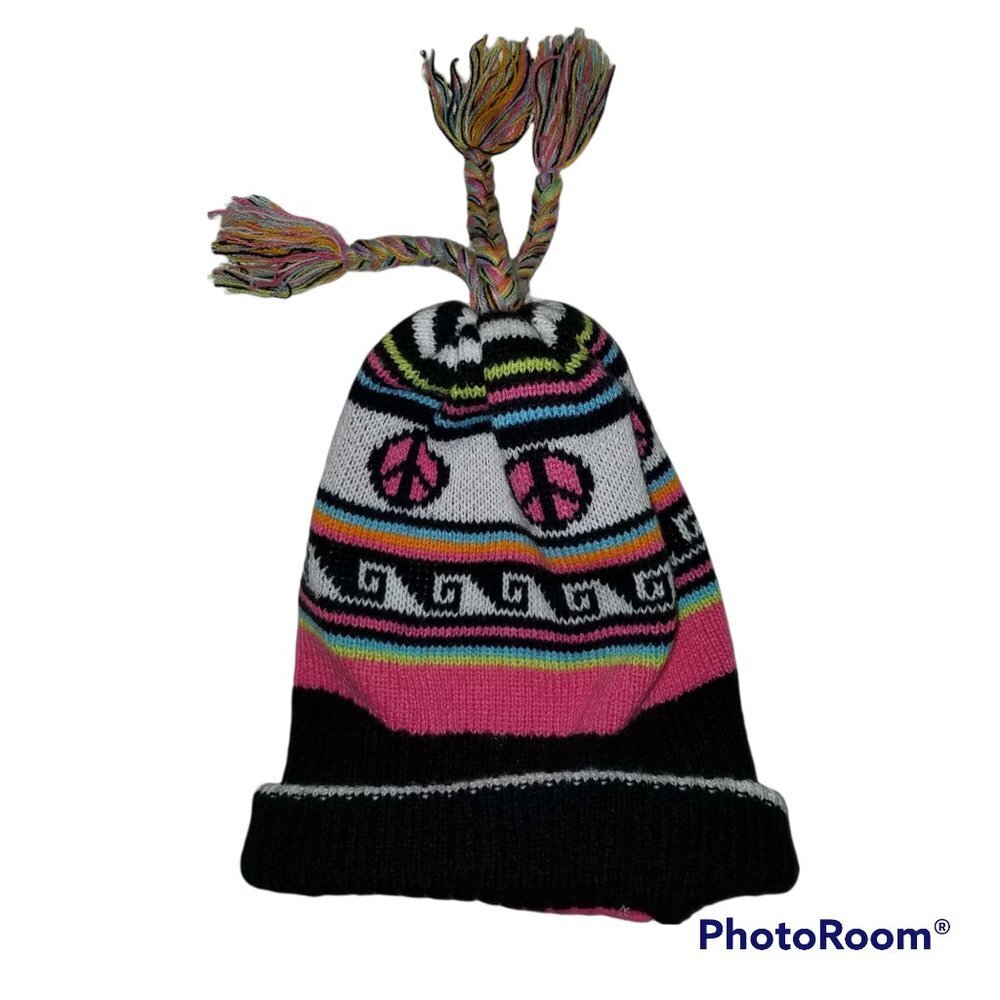 The‎ Children Place Peace Lined Fleece Hat Size 7-8